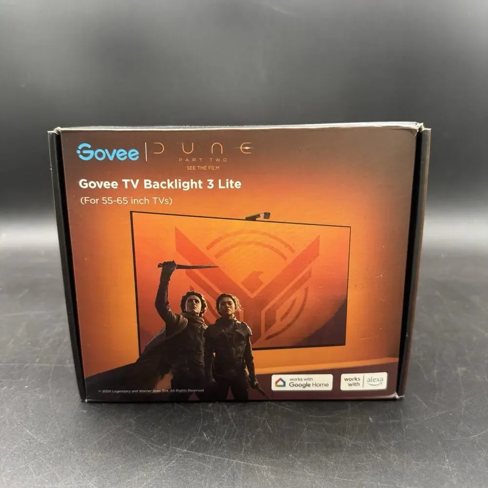 NEW Govee TV Backlight 3 Lite w/Fish-Eye Correction Function - Syncs to 55-65”